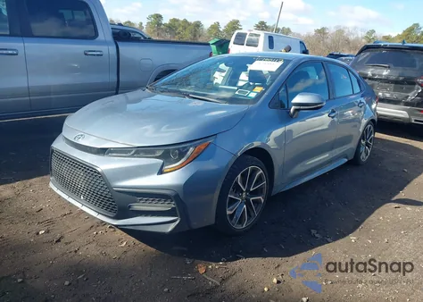2020 Toyota Corolla Se z USA, uszkodzony, nr VIN 5YFS4RCE4LP044683